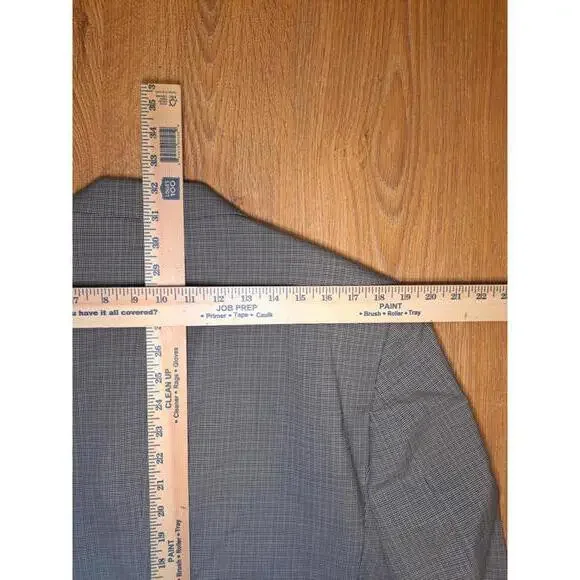 Jos A Bank 2 Piece Suit 42R 36x30 Brown Houndstooth Wool